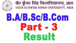 VKSU Part-3 Result 2021 Download