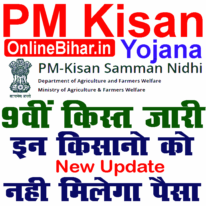 PM Kisan 9th Installment date 2021