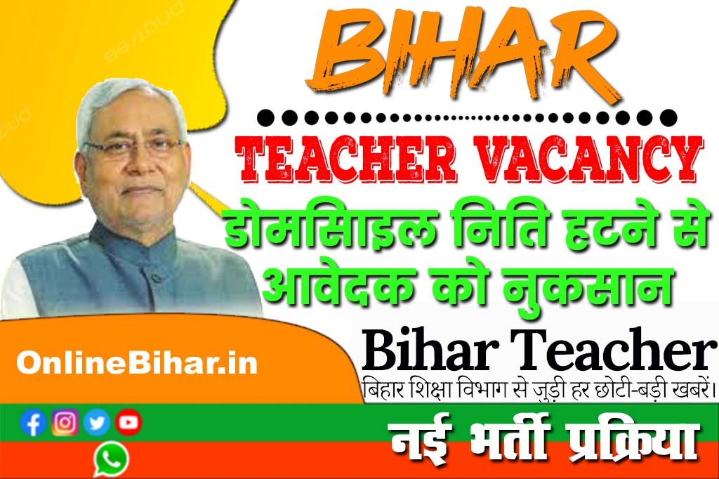 Bihar Teacher Recruitment 2023