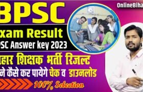 BPSC Bihar Teacher Result