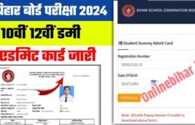 BSEB Class Matric Inter Dummy Admit Card Out 2024