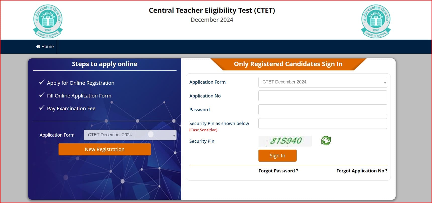 CTET December 2024 Notification OUT