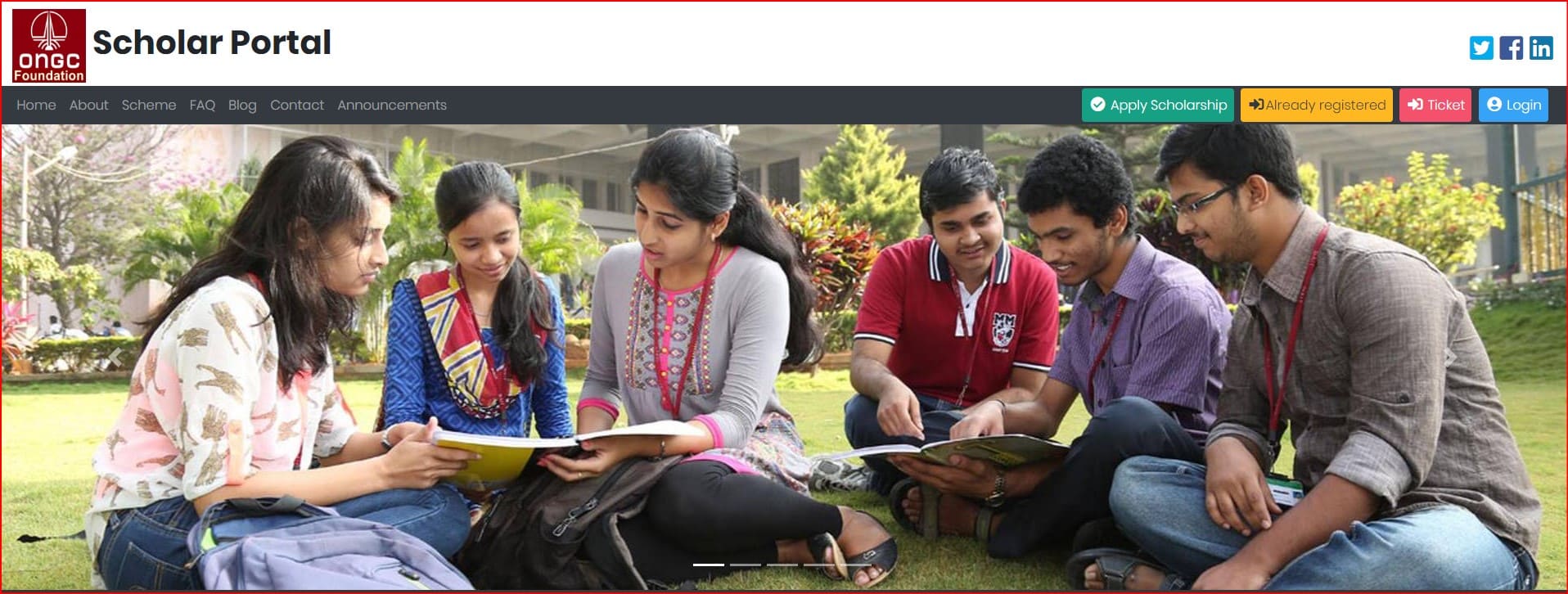 SC ST OBC Scholarship Application Form 2024