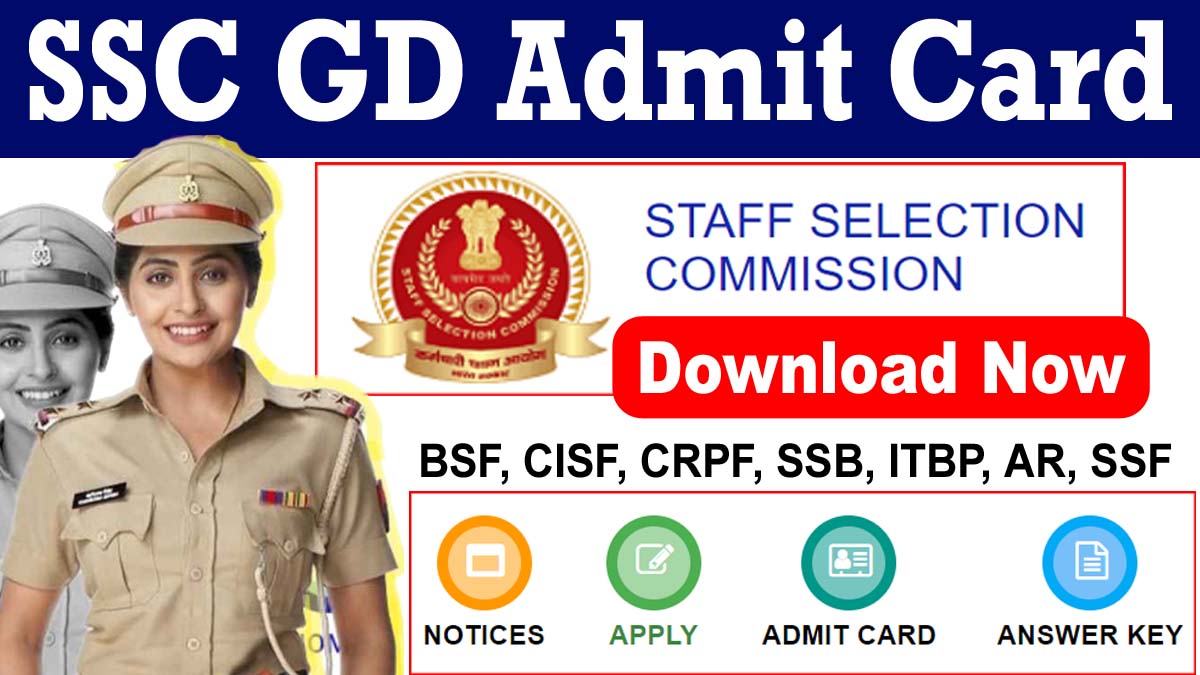 SSC GD Admit Card 2025